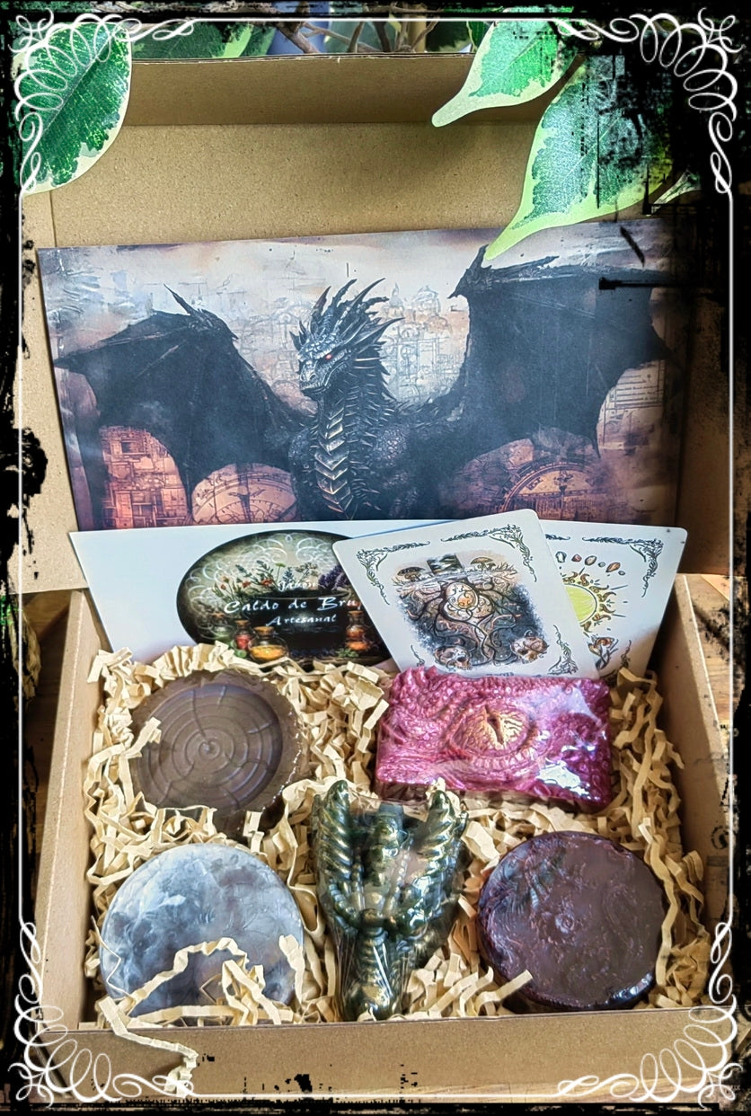 Caja de jabones DRAGONES #2 jabón artesanal
