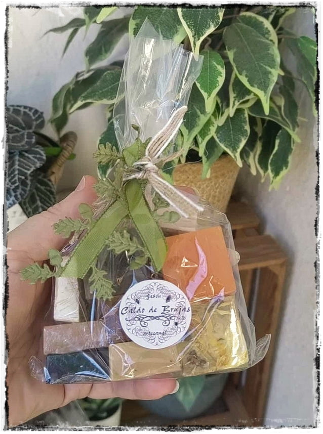 Bolsita jabones artesanales para viaje o invitados