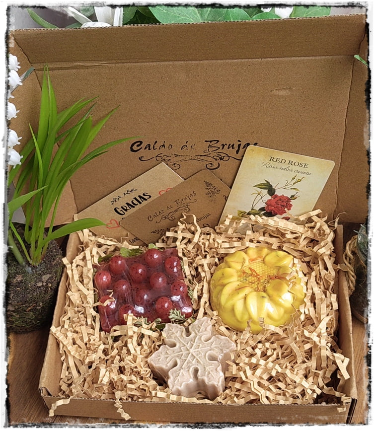 Caja de 3 jabones artesanales