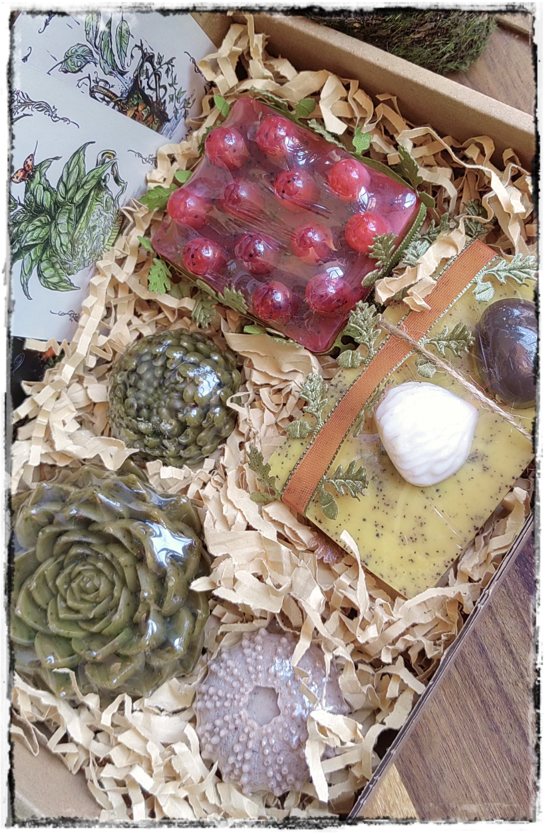 Caja de 5 jabones artesanales