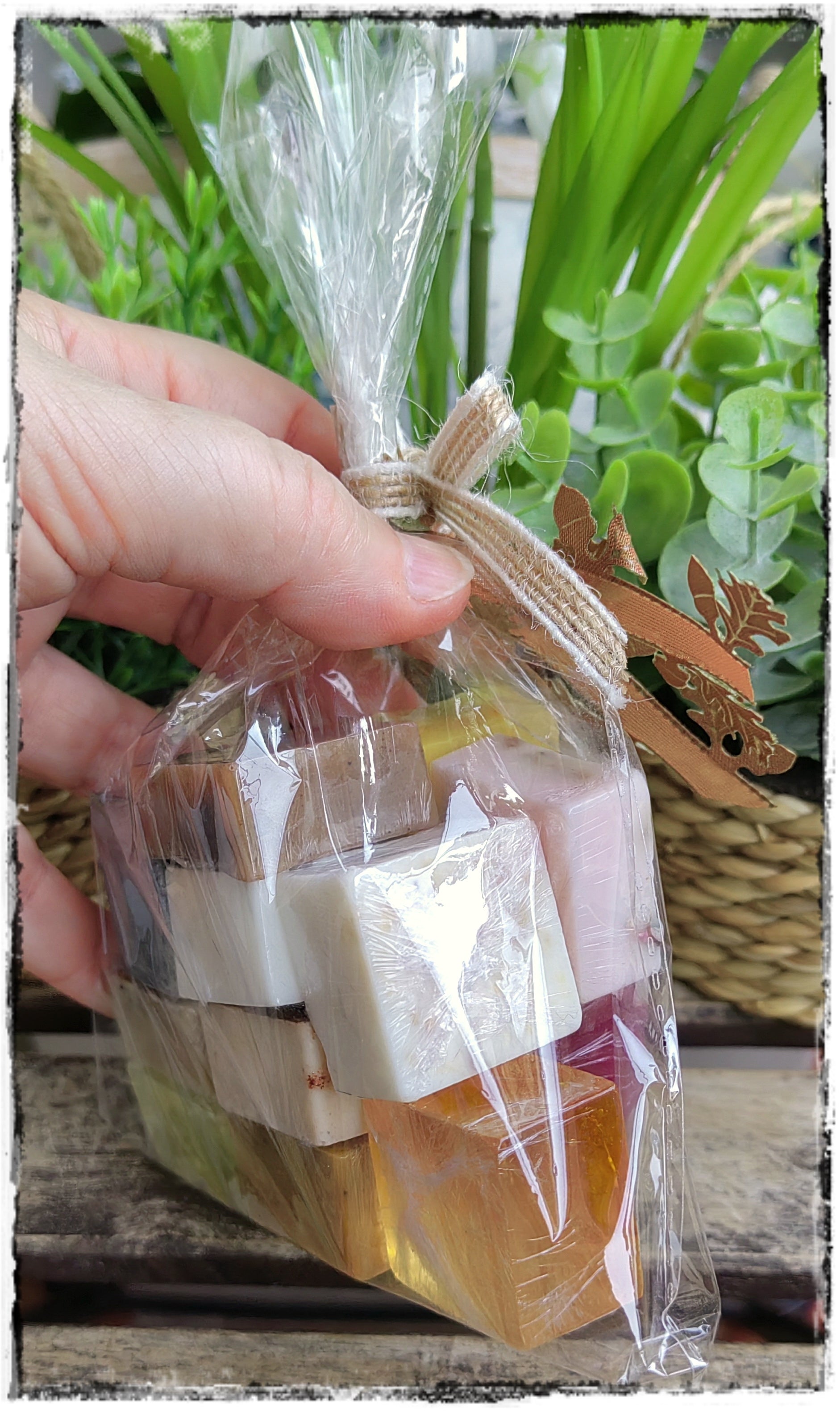 Bolsita jabones artesanales para viaje o invitados
