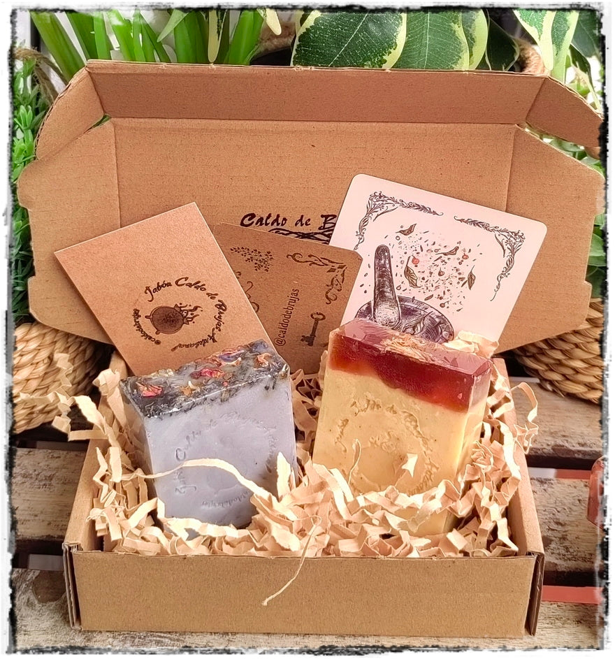 Caja de 2 jabones artesanales