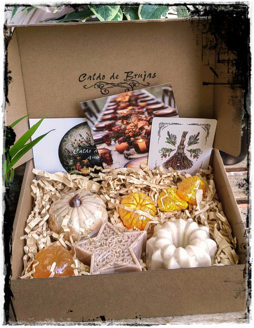 Caja de jabones artesanales " Aromas de Otoño"